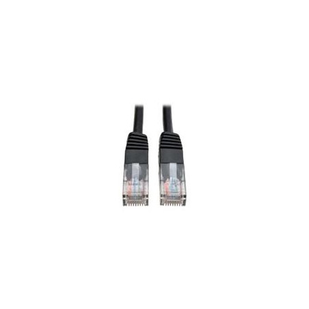 CABLE PATCH TRIPP-LITE N002-006-BK MOLDEADO CAT5E NEGRO DE 350MHZ RJ45 M/M DE 1.83 M 6 PIES