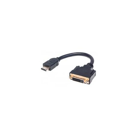 CABLE HDMI,MANHATTAN,354592, - DVI-D M-H  20CM