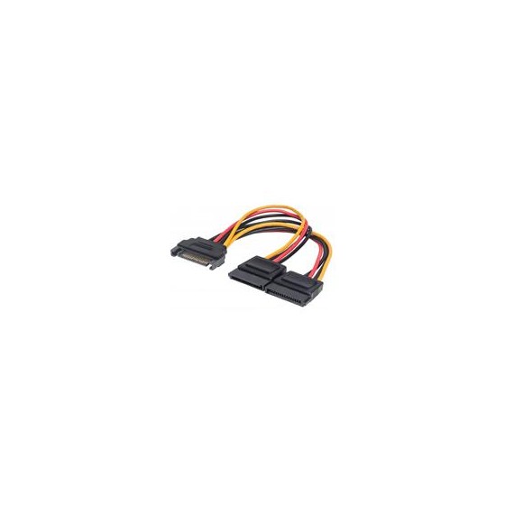 CABLE ALIMENTACION MANHATTAN,354554,CORRIENTE INT. HDD SATA 1M - 2H