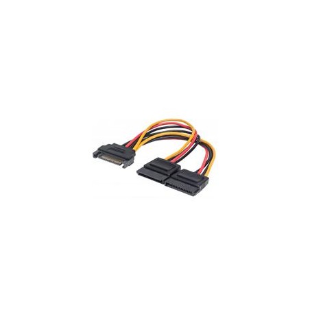 CABLE ALIMENTACION MANHATTAN,354554,CORRIENTE INT. HDD SATA 1M - 2H