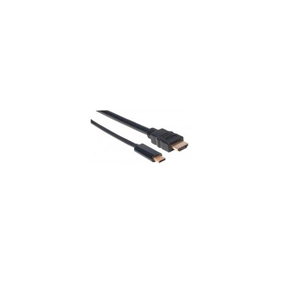 CABLE USB,MANHATTAN,152235,-C A HDMI M 1.0M 4K@30HZ, NEGRO