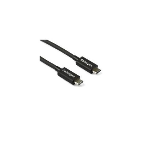 CABLE THUNDERBOLT 3 DE 0.8M - 40GBPS - CERTIFICADO - ACTIVO - COMPATIBLE USB-C - ENTREGA DE POTENCIA PD 100W - DUAL 4K - START