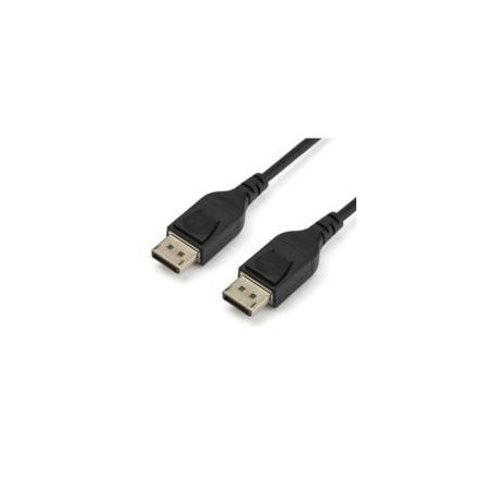 CABLE DE 2M DISPLAYPORT 1.4 - CERTIFICADO VESA - 8K@60HZ - HBR3 - HDR - CABLE DE PANTALLAS DP A DP - CABLE DISPLAYPORT DE 8K -