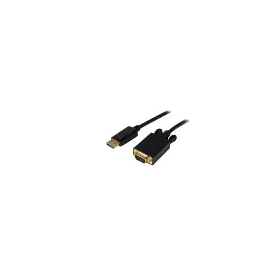 CABLE ADAPTADOR DE 91CM CONVERTIDOR DE VIDEO DISPLAYPORT DP A VGA - ACTIVO - 1080P - NEGRO - STARTECH.COM MOD. DP2VGAMM3B