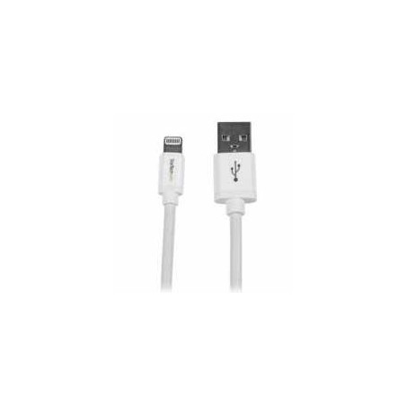 CABLE DE 2M LIGHTNING DE 8 PIN A USB A 2.0 PARA APPLE IPOD IPHONE IPAD - BLANCO - STARTECH.COM MOD. USBLT2MW