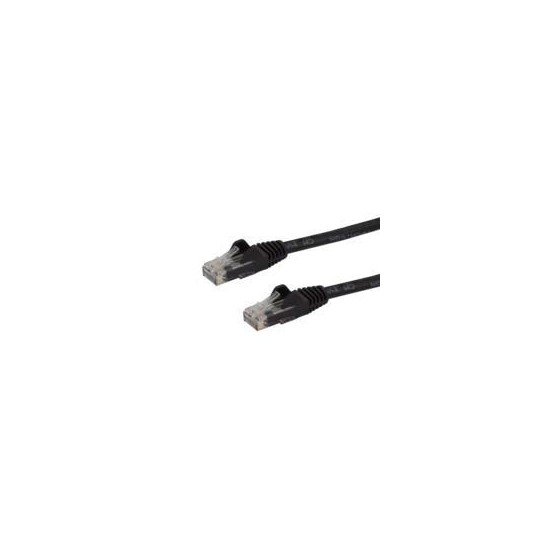 CABLE DE 2M DE RED ETHERNET SNAGLESS SIN ENGANCHES CAT 6 CAT6 GIGABIT - NEGRO - STARTECH.COM MOD. N6PATC2MBK