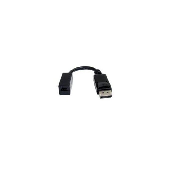 CABLE ADAPTADOR DE 15CM DE DISPLAYPORT A MINI DISPLAYPORT HEMBRA - DP MACHO - MINI DP HEMBRA - MINIDP NEGRO - STARTECH.COM MOD