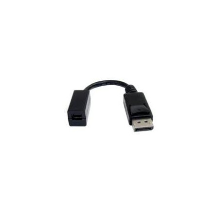 CABLE ADAPTADOR DE 15CM DE DISPLAYPORT A MINI DISPLAYPORT HEMBRA - DP MACHO - MINI DP HEMBRA - MINIDP NEGRO - STARTECH.COM MOD