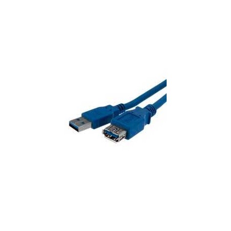 CABLE DE 1M DE EXTENSIYN ALARGADOR PASIVO USB 3.0 SUPERSPEED - MACHO A HEMBRA USB A - EXTENSOR - AZUL - STARTECH.COM MOD. US