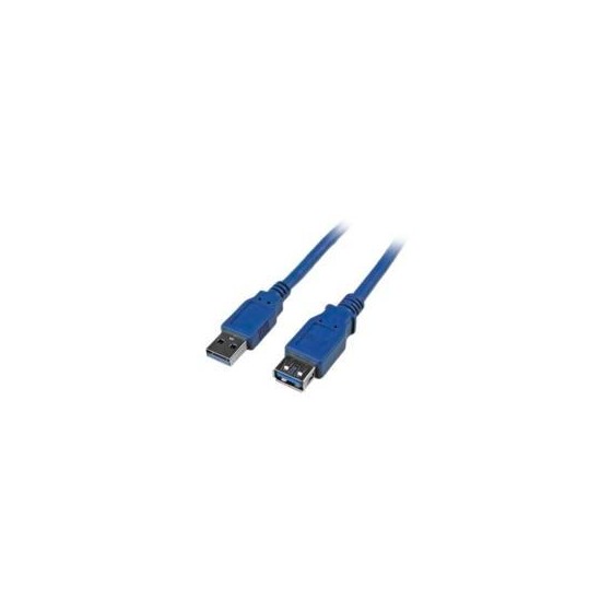 CABLE DE 1.8M DE EXTENSIYN PASIVO USB 3.0 SUPERSPEED - MACHO A HEMBRA USB A - EXTENSOR - AZUL - STARTECH.COM MOD. USB3SEXTAA