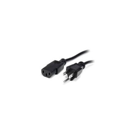 CABLE DE CORRIENTE DE 1.8M ESTANDAR DE ALIMENTACION PARA COMPUTADORA - 18 AWG - NEMA5-15P A C13 - 10A 125V - STARTECH.COM MOD.