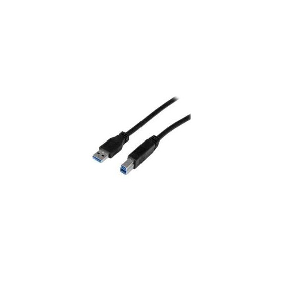 CABLE CERTIFICADO 2M USB 3.0 SUPER SPEED SS USB B MACHO A USB A MACHO ADAPTADOR PARA ESCYNER IMPRESORA - NEGRO - STARTECH.CO