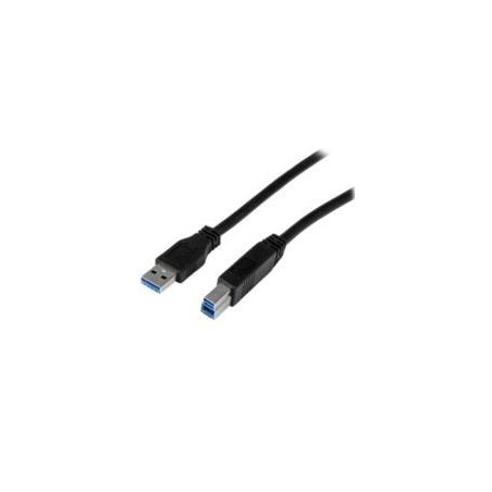 CABLE CERTIFICADO 2M USB 3.0 SUPER SPEED SS USB B MACHO A USB A MACHO ADAPTADOR PARA ESCNER IMPRESORA - NEGRO - STARTECH.COM M