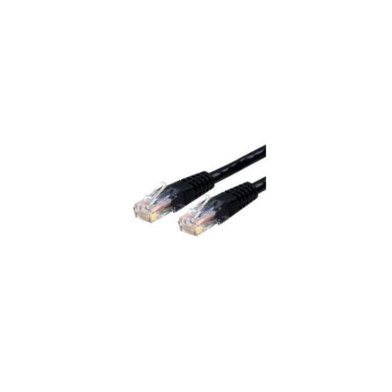 CABLE DE 3M NEGRO DE RED GIGABIT CAT6 ETHERNET RJ45 UTP MOLDEADO - CERTIFICADO ETL - STARTECH.COM MOD. C6PATCH10BK