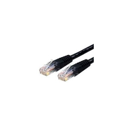 CABLE DE 3M NEGRO DE RED GIGABIT CAT6 ETHERNET RJ45 UTP MOLDEADO - CERTIFICADO ETL - STARTECH.COM MOD. C6PATCH10BK