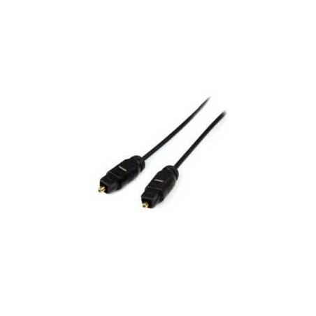 CABLE DE 3M TOSLINK AUDIO DIGITAL OPTICO SPDIF DELGADO - NEGRO - STARTECH.COM MOD. THINTOS10