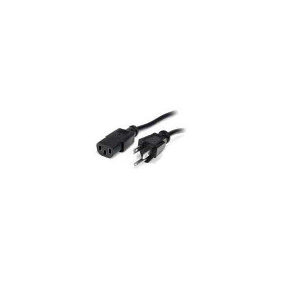 CABLE DE CORRIENTE DE 3M ESTANDAR DE ALIMENTACION PARA COMPUTADORA - 18 AWG - NEMA5-15P A C13 - 10A 125V - STARTECH.COM MOD. P