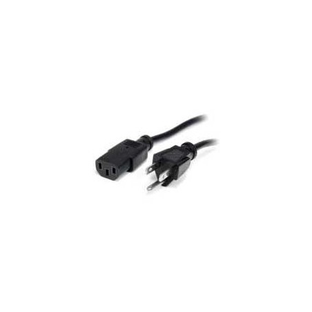 CABLE DE CORRIENTE DE 3M ESTANDAR DE ALIMENTACION PARA COMPUTADORA - 18 AWG - NEMA5-15P A C13 - 10A 125V - STARTECH.COM MOD. P