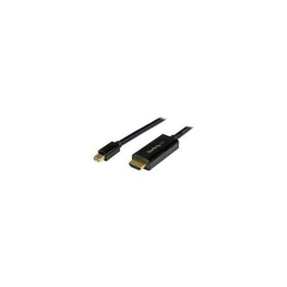 CABLE ADAPTADOR DE 3M MINI DISPLAYPORT A HDMI - 4K 30HZ - ULTRAHD - CABLE CON ADAPTADOR INCLUIDO - NEGRO - STARTECH.COM MOD. M