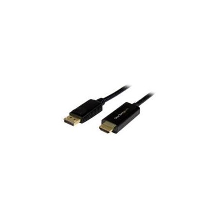 CABLE ADAPTADOR DE 5M DISPLAYPORT A HDMI - 4K 30HZ - CABLE CONVERTIDOR DP A HDMI ULTRA HD - NEGRO - STARTECH.COM MOD. DP2HDMM5