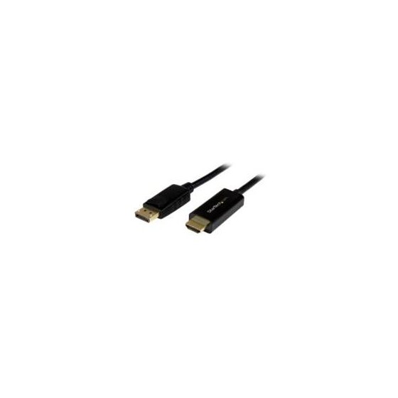 CABLE ADAPTADOR DE 1M DISPLAYPORT A HDMI - COLOR NEGRO - ULTRA HD 4K - STARTECH.COM MOD. DP2HDMM1MB