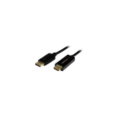 CABLE ADAPTADOR DE 1M DISPLAYPORT A HDMI - COLOR NEGRO - ULTRA HD 4K - STARTECH.COM MOD. DP2HDMM1MB