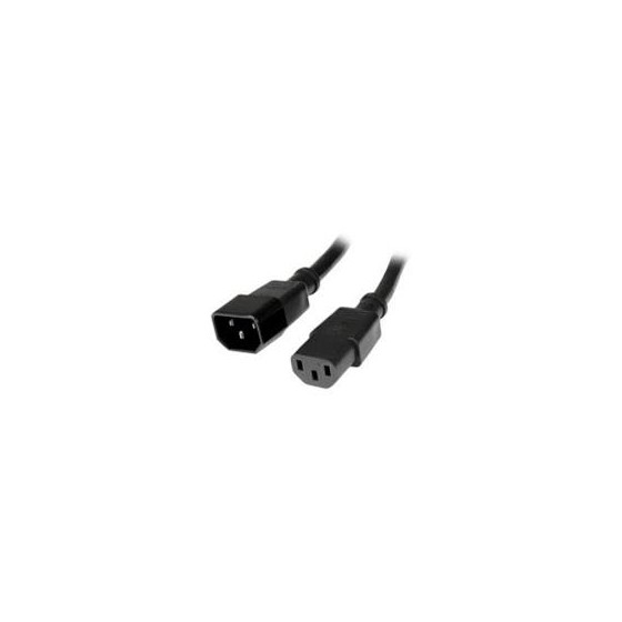 CABLE DE CORRIENTE DE 1.8M DE EXTENSION - C14 A C13 - 14 AWG - 15A 125V - CABLE EXTENSOR - STARTECH.COM MOD. PXT100146