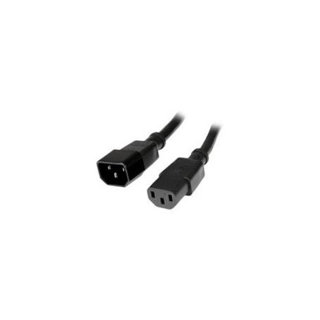 CABLE DE CORRIENTE DE 1.8M DE EXTENSION - C14 A C13 - 14 AWG - 15A 125V - CABLE EXTENSOR - STARTECH.COM MOD. PXT100146