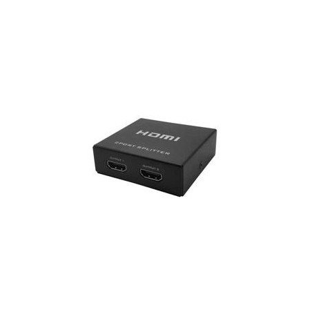 VIDEO SPLITTER HDMI BROBOTIX 2 DISPOSITIVOS A 1 PC, 2K  - 4K, NEGRO 