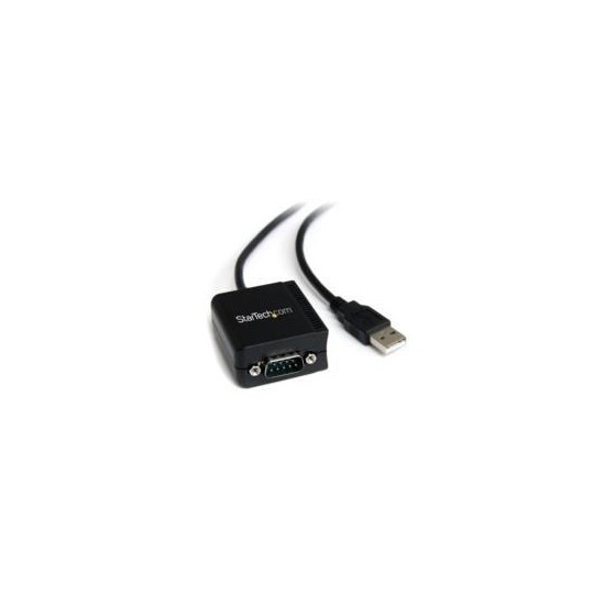 CABLE ADAPTADOR DE 1.8M USB-A A PUERTO SERIE SERIAL RS232 CON RETENCIYN DEL PUERTO DE ASIGNACIYN COM - 1X DB9 MACHO - 1X U