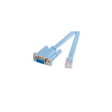 CABLE DE 1.8M PARA GESTION DE ROUTER CONSOLA CISCO RJ45 A SERIAL DB9 - ROLLOVER - MACHO A HEMBRA - STARTECH.COM MOD. DB9CONCAB