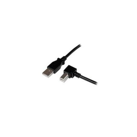 CABLE ADAPTADOR USB DE 1M PARA IMPRESORA ACODADO - 1X USB A MACHO - 1X USB B MACHO EN ANGULO DERECHO - STARTECH.COM MOD. USBAB