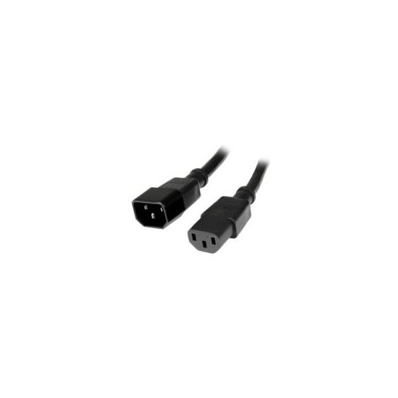 CABLE DE CORRIENTE DE 90CM DE EXTENSION - C14 A C13 - 14 AWG - 15A 125V - DE SERVICIO PESADO - STARTECH.COM MOD. PXT100143