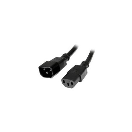 CABLE DE CORRIENTE DE 90CM DE EXTENSION - C14 A C13 - 14 AWG - 15A 125V - DE SERVICIO PESADO - STARTECH.COM MOD. PXT100143