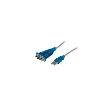 CABLE ADAPTADOR DE 43CM USB-A A SERIE RS232 DE 1 PUERTO SERIAL DB9 - MACHO A MACHO - CONVERSOR COMPATIBLE CON WINDOWS 8 - STAR