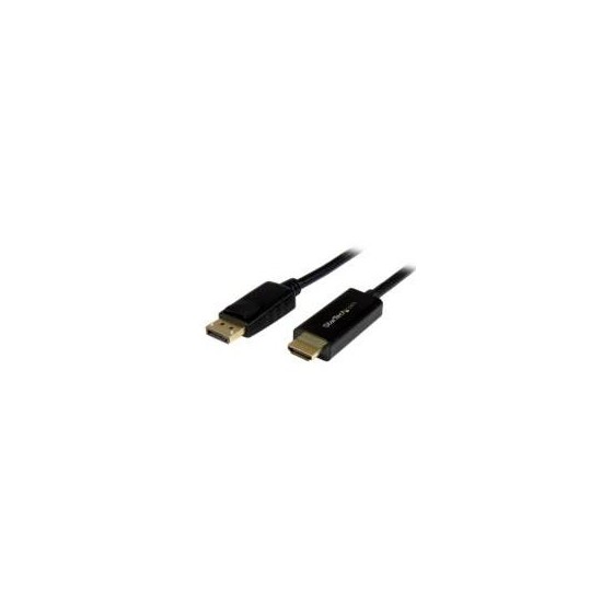 CABLE ADAPTADOR DE 2M DISPLAYPORT A HDMI - COLOR NEGRO - ULTRA HD 4K - STARTECH.COM MOD. DP2HDMM2MB