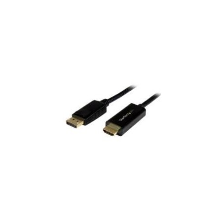 CABLE ADAPTADOR DE 2M DISPLAYPORT A HDMI - COLOR NEGRO - ULTRA HD 4K - STARTECH.COM MOD. DP2HDMM2MB