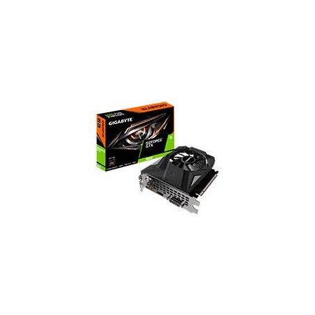 TARJETA DE VIDEO GIGABYTE NVIDIA GTX1650/PCIE X16 3.0/4GB/GDDR6/128 BITS/DVI/HDMI/DP/ATX/GAMA MEDIA