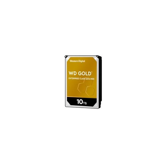 DISCO DURO INTERNO WD GOLD 10TB 3.5 ESCRITORIO SATA3 6GB/S 256MB 7200RPM 24X7 HOTPLUG NAS DVR NVR SERVER DATACENTER WD102KRYZ
