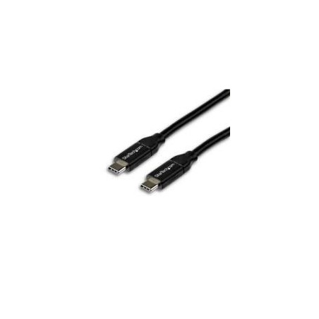 CABLE USB-C DE 2M A USB-C CON CAPACIDAD PARA ENTREGA DE ALIMENTACION DE 5A (100W) - USB TIPO-C - CABLE DE CARGA USB-C - USB 2.