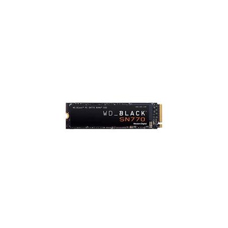 UNIDAD DE ESTADO SOLIDO SSD INTERNO WD BLACK SN770 2TB M.2 2280 NVME PCIE GEN4 LECT.5150MB/S ESCRIT.4850MB/S TBW120 WDS200T3X0