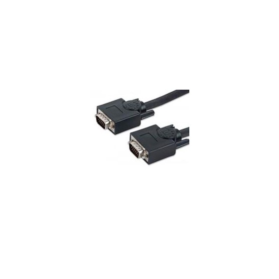 CABLE SVGA,MANHATTAN,372978, MONITOR 8MM HD15M-M  7.5M