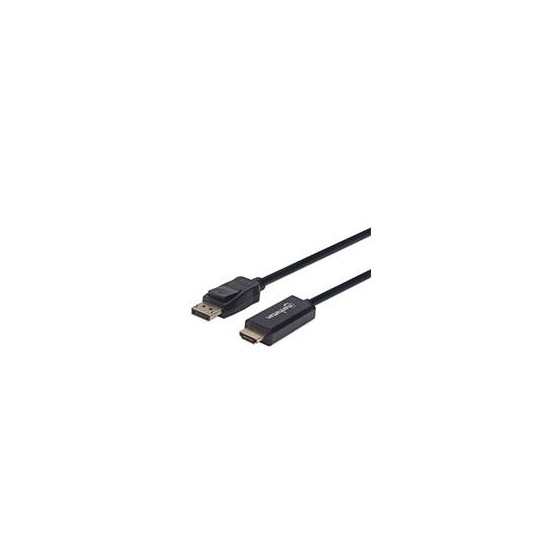 CABLE DISPLAYPORT ,MANHATTAN,152662,- HDMI M-M 1080P 1.0M