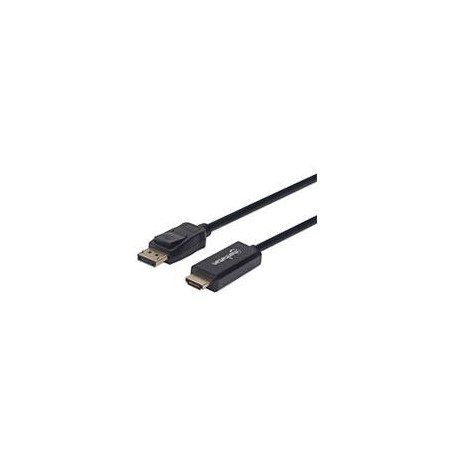 CABLE DISPLAYPORT ,MANHATTAN,152662,- HDMI M-M 1080P 1.0M