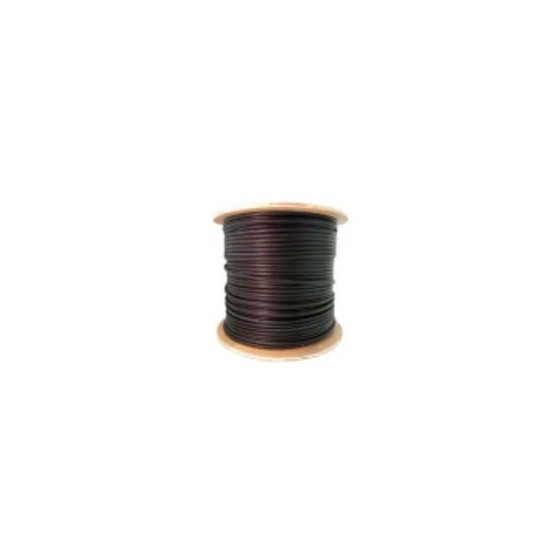 CABLE UTP SAXXON CCA DE 305M/ CATEGORIA 6/ EXTERIOR/ DOBLE FORRO/ COLOR NEGRO