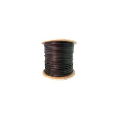 CABLE UTP SAXXON CCA DE 305M/ CATEGORIA 6/ EXTERIOR/ DOBLE FORRO/ COLOR NEGRO