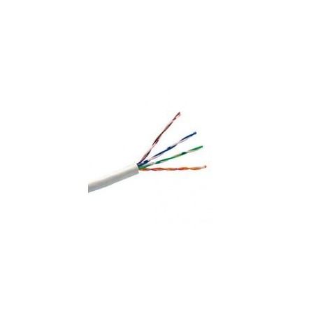 CABLE UTP SAXXON 100 COBRE / CATEGORIA 6 / COLOR BLANCO / INTERIOR / 305 MTS / 4 PARES / FLUKE TEST / CERT ISO9001 / UL 444 / 