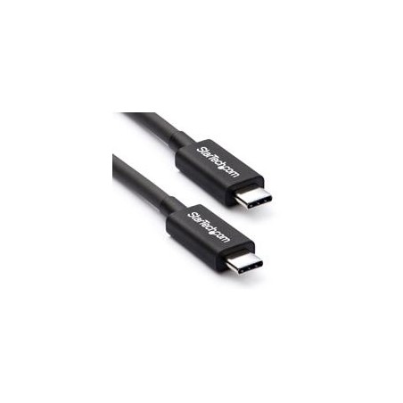 CABLE THUNDERBOLT DE 2M - THUNDERBOLT 3 USB-C (20GBPS) - COMPATIBLE CON THUNDERBOLT, DISPLAYPORT Y USB - 4K A 60HZ - HASTA 100