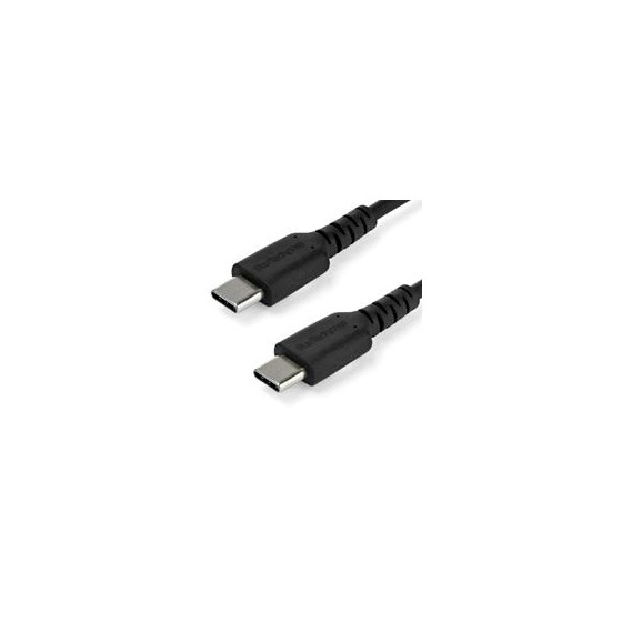 CABLE DE CARGA DE 2M USB C - DE CARGA RAPIDA Y SINCRONIZACION USB 2.0 TIPO C A USB C PARA LAPTOP - REVESTIMIENTO TPE DE FIBRA 