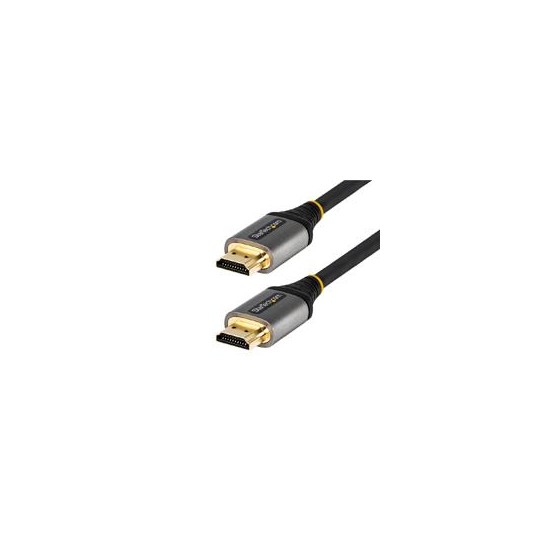 CABLE HDMI DE 2M - 2.0 CERTIFICADO PREMIUM - CABLE HDMI CON ETHERNET DE ALTA VELOCIDAD ULTRA HD 4K 60HZ - HDR10, ARC - CABLE D